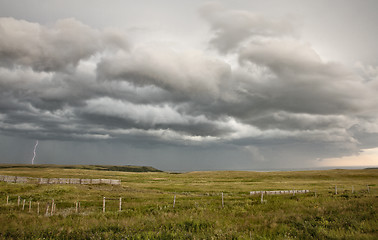 Image showing Prairie Storm Clouds