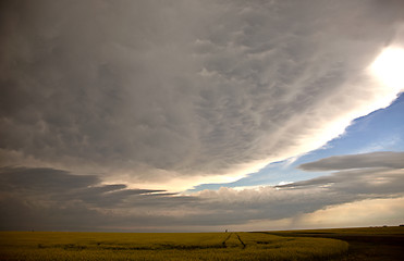 Image showing Prairie Storm Clouds