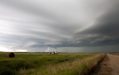 Image showing Prairie Storm Clouds