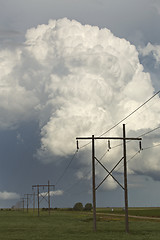 Image showing Prairie Storm Clouds