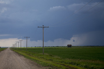 Image showing Prairie Storm Clouds