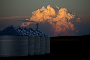 Image showing Prairie Storm Clouds