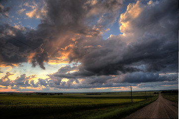 Image showing Prairie Storm Clouds