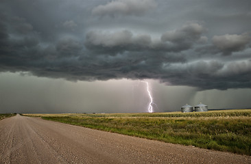 Image showing Prairie Storm Clouds