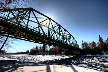 Image showing Churchill River in Winter