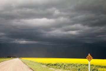 Image showing Prairie Storm Clouds