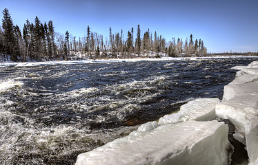 Image showing Churchill River in Winter