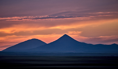 Image showing Sunset Montana