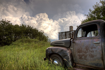 Image showing Prairie Storm Clouds