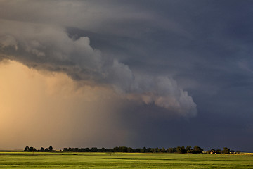 Image showing Prairie Storm Clouds