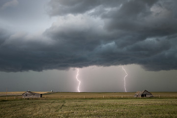 Image showing Prairie Storm Clouds