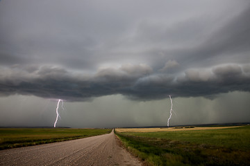 Image showing Prairie Storm Clouds