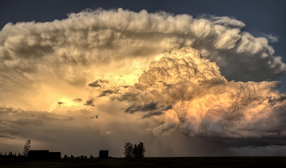 Image showing Prairie Storm Clouds