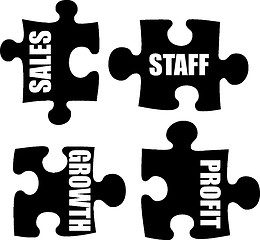Image showing business jigsaw
