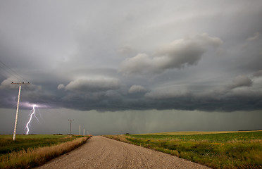 Image showing Prairie Storm Clouds