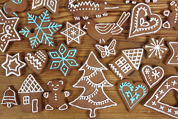 Image showing Gingerbread cookies