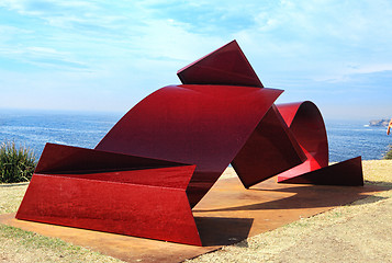 Image showing Sculpture by the Sea exhibit at Bondi