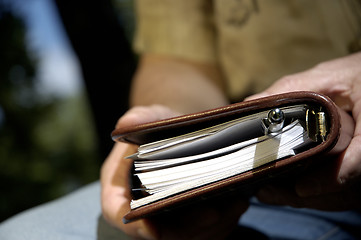 Image showing Business still-life