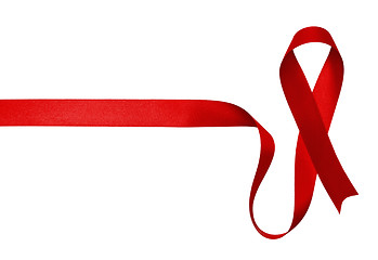 Image showing Red ribbon