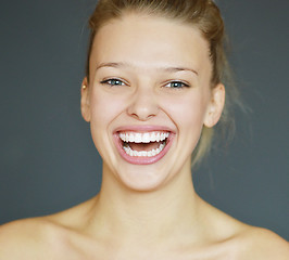 Image showing smiling woman