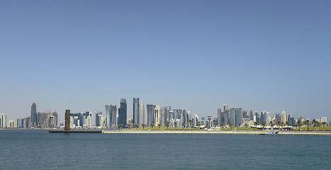 Image showing Doha skyline panorama