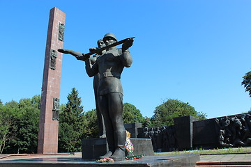 Image showing Monument to the lost soldiers in Lvov city