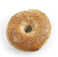 Image showing Bagel  With Sesame Seeds