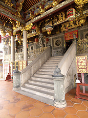 Image showing Entrance of Chinese temple in Malaysia