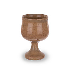 Image showing Stone cup for wine or beer
