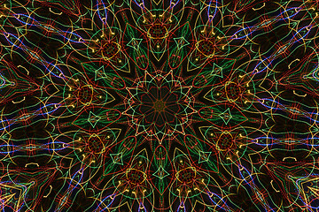 Image showing Background with abstract luminous pattern