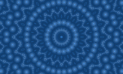 Image showing Blue background with abstract pattern