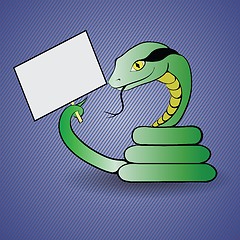 Image showing green snake