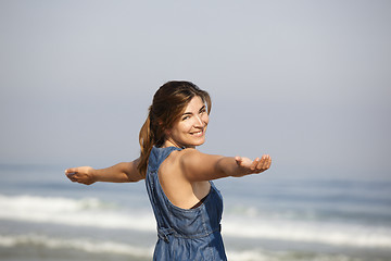 Image showing Enjoy the beach