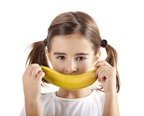 Image showing Banana smile