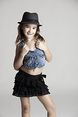 Image showing Fashion little girl