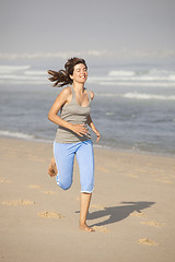 Image showing Girl running