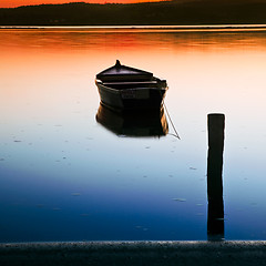 Image showing Boats in the river