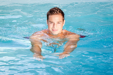 Image showing man swimming