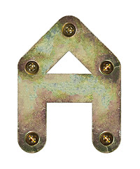 Image showing Metal letter