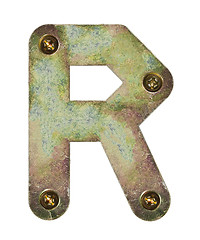 Image showing Metal letter