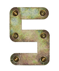 Image showing Metal letter