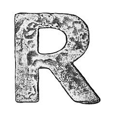 Image showing Metal letter