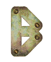 Image showing Metal letter