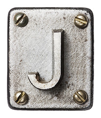 Image showing Metal letter