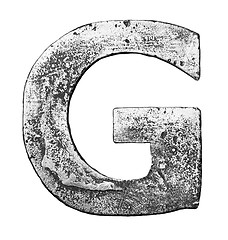 Image showing Metal letter