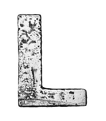 Image showing Metal letter