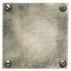 Image showing Metal plate