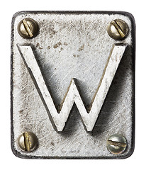 Image showing Metal letter