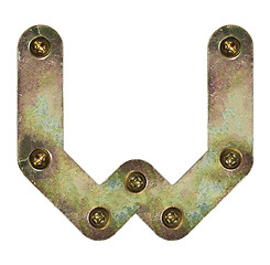 Image showing Metal letter