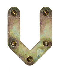 Image showing Metal letter